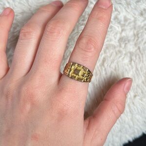 Gold Nugget Ring